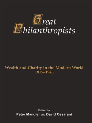 cover image of Great Philanthropists
